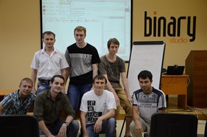 C++ group with Binary  Studio C++ developers at Binary Studio Academy 2013.