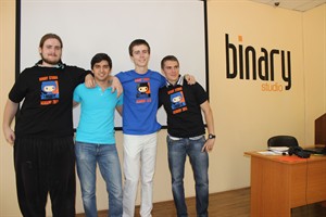 .Net group with coach Nikita at Binary Studio Academy 2013.