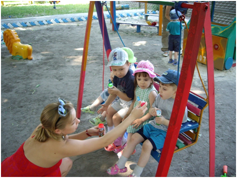 It is always fun to spend time with children, especially when they are willing to get your attention and give back a great amount of warm emotions.